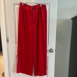 Savage X Fenty Vibrant Red Palazzo Trousers